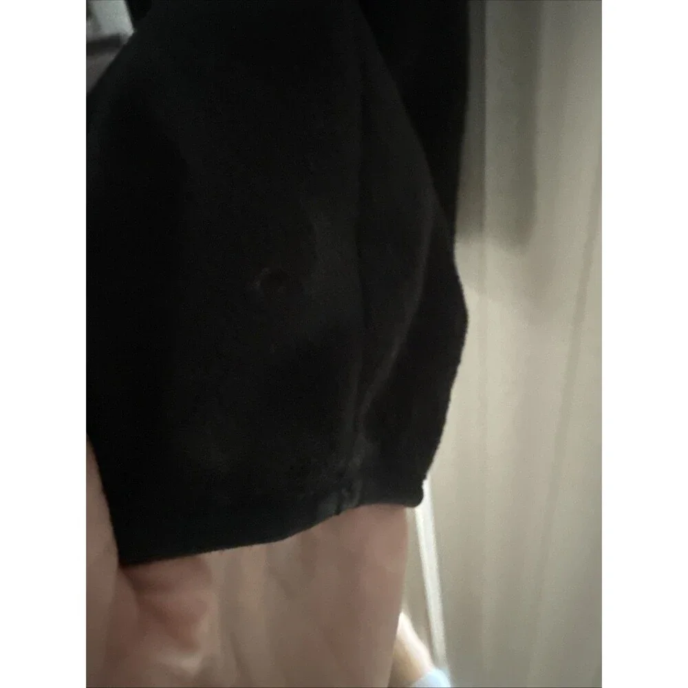 Nautica Black Fleece Pullover Jacket - Mens L